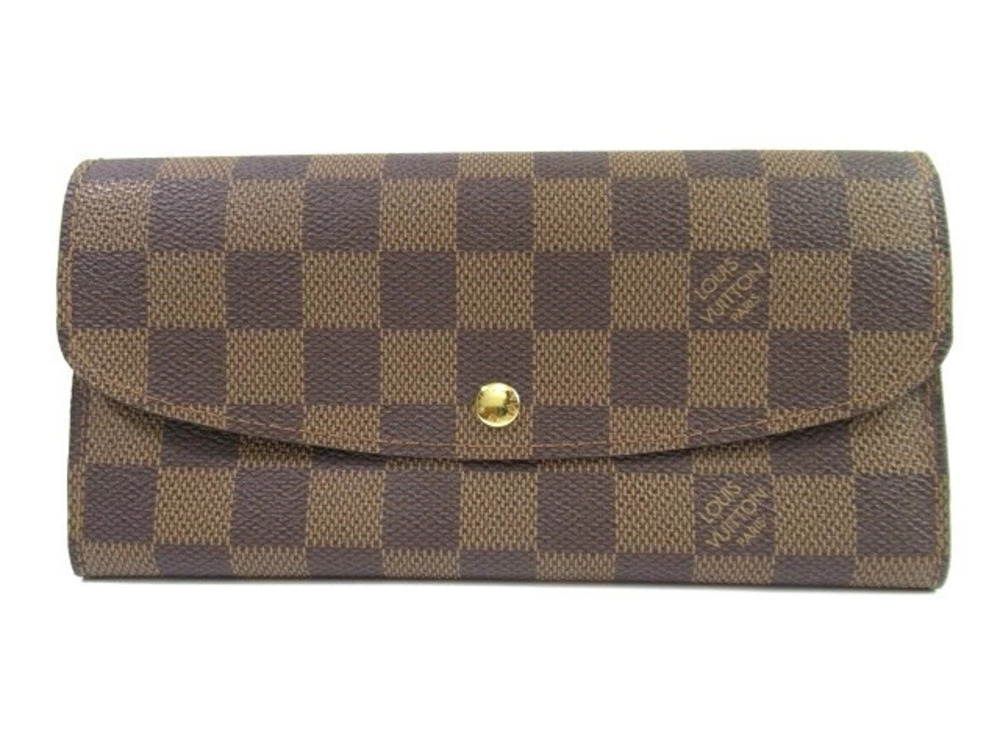 LOUIS VUITTON Wallet Accessories Portefeuille Emilie Long Damier